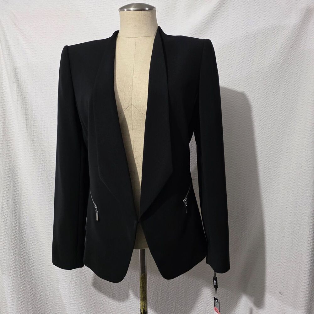 NWT Tahari ASL Black Blazer Lorenzo Style 10/EUR 40 MSRP $129 - Picture 6 of 16